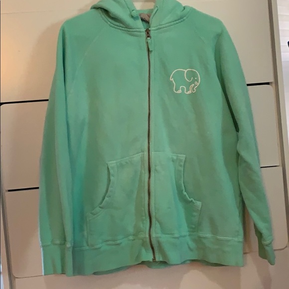 ivory ella zip up hoodie